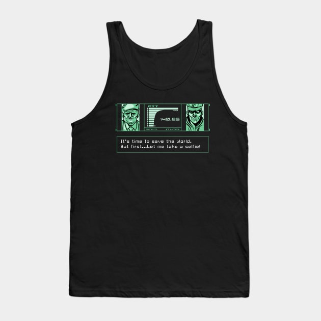 Let me take a codec selfie Tank Top by demonigote